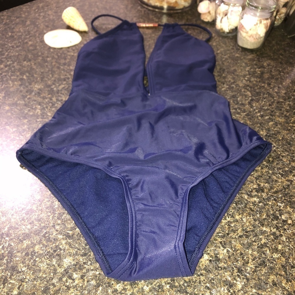 NWT Ted Baker London Pikaa Swimsuit Navy Size 1 (XS/4) - Picture 2 of 7
